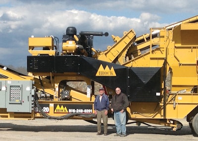 Lawrence (left) is the President and founder of Ace Equipment Sales, Inc. He has been buying and selling equipment since after WWII. He’s still on the road every morning at 6 a.m. and will be 90 in June. John (Right) is the son-in-law of Lawrence and works as the general manager of Ace Equipment.