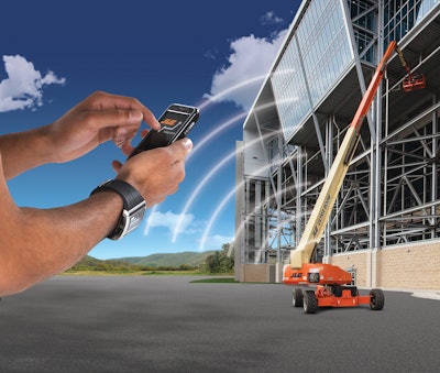 The Wi-Fi-enabled JLG Mobile Analyzer for Apple or Google operating system devices allows for an extended operating range of up to 150 ft.