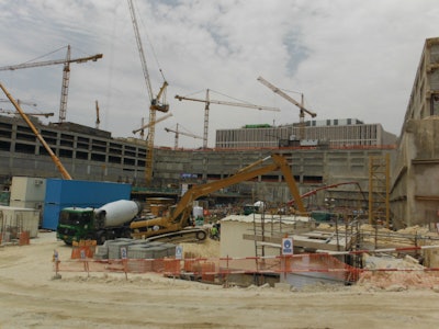 Preprufe waterproofing system, used on the Qatar project, combined watertightness, low environmental impact and long-term performance with a fast, simple application in temperatures regularly topping 104-degrees Farenheit.