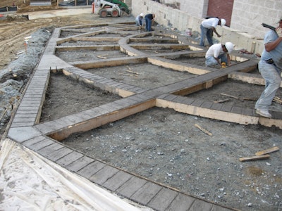 Hyde Concrete offers placing and finishing services for its decorative concrete installations.
