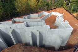This concrete foundation by Herbert Construction garnered first place in the Single Family Residence 2,000 - 5,000 Square Feet category in the CFA's 2013 Projects of the Year Awards.