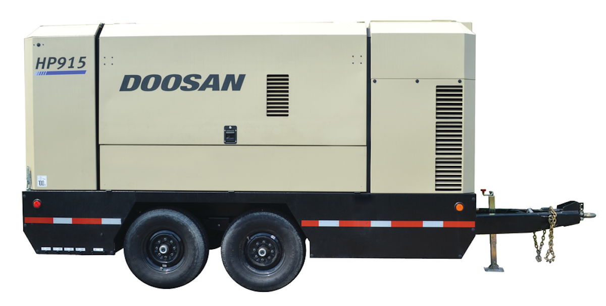 HP915WCU & XP1000WCU Air Compressors From Doosan Portable Power For