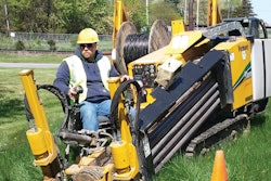 Jackson Creek Enterprises used a Vermeer D7x11 Navigator Series II horizontal directional drill to install more than 75,000 ft. of 1.25- to 2-in. high-density polyethylene main line conduit, along with connections to each home and business.