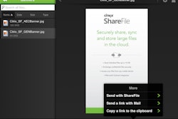 A new mobile editing tool allows the app user to download, edit and push a file right back into the shared folder.