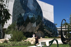 The Dali Museum in St. Petersberg, Fla., sits on the shores of Tampa Bay and was constructed to withstand Category 5 hurricane winds.
