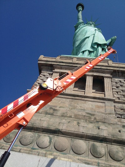 The project involved the addition of two new staircases to allow easier access to and from the platform's observation deck, the renovation of a third staircase, the removal and reinstallation of 3,400 sq. ft. of granite pavers and wall panels, and the overall manipulation of approximately 85 tons of stone.