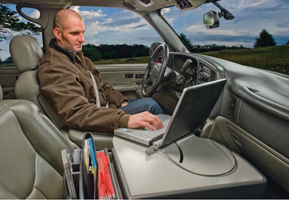 Road Master Series Auto Exec Desks From Mobile Desk For Construction Pros