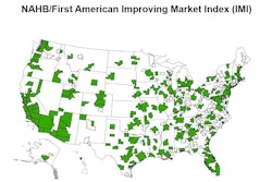'Even with the small decline in the IMI (Improving Markets Index) this month, close to 70% of US metros are represented, and the geographic distribution of entrants continues to be very widespread,' said Kurt Pfotenhauer, of First American Title Insurance.