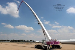 TP&L specified the full boom package, with all the options, including a remote control that gives the operator the choice of running the crane from out of the cab.