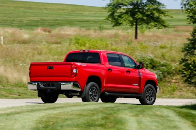 The 2014 Toyota SR5 double-cab 4x4 starts at $32,515, with a 4.6L V8.