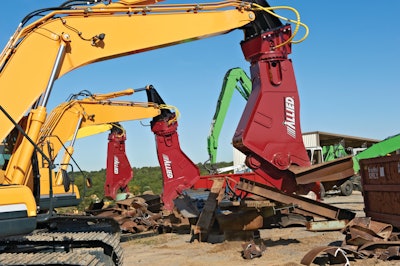 Concrete shear and crusher attachments can provide years of useful service, provided they are properly applied and maintained.