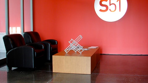 The owners of Studio 51 decided against filling the 100-year-old control joints on its polished concrete floors, instead choosing to show off the age of the floor.