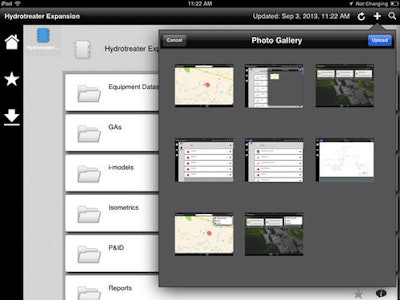 App users can import photos from mobile devices and documents modified using other apps in order to complete round-trip workflows.