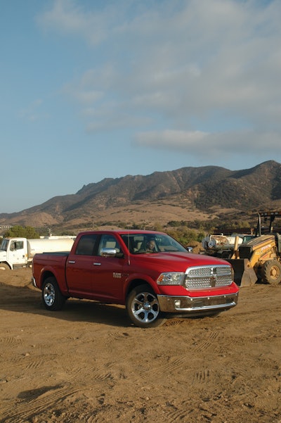 The 2014 Ram 1500 will offer a 3.0-liter EcoDiesel engine mated with the TorqueFlite eight-speed automatic transmission.