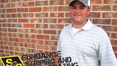 Josh Bullion, president of Sundance Striping and Seal Coating LLC in Memphis, Tenn.
