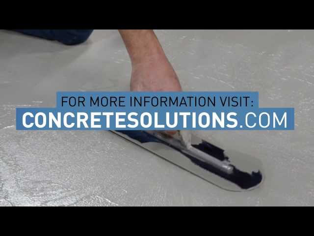 How to Apply Concrete Solutions® Trowel-Top™ | For Construction Pros