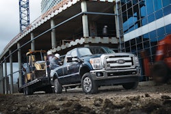 Ford's 6.7L Power Stroke V8 turbocharged diesel engine has a new turbocharger that enables more airflow to the engine to produce additional power.