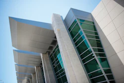 The floor-to-ceiling, reflective glass windows help maintain a constant temperature inside no matter what the temps are outside.