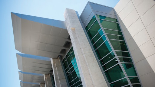 The floor-to-ceiling, reflective glass windows help maintain a constant temperature inside no matter what the temps are outside.