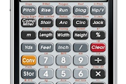 The Construction Master Pro app calculator can do dimensional math and conversions, right angle solutions, and area and volume solutions.