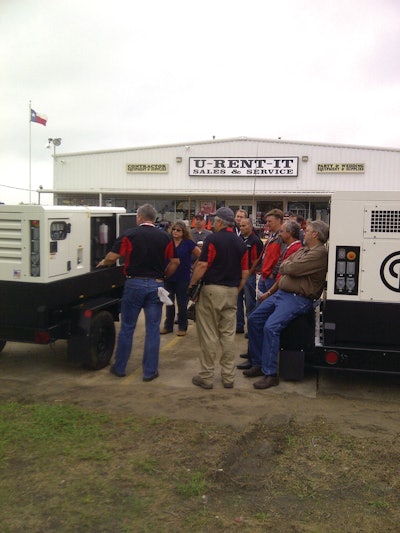 U Rent It Sales & Service based in Terrell, TX hosted a demo day to showcase Chicago Pneumatic’s newest product offerings on Oct. 18, 2013.