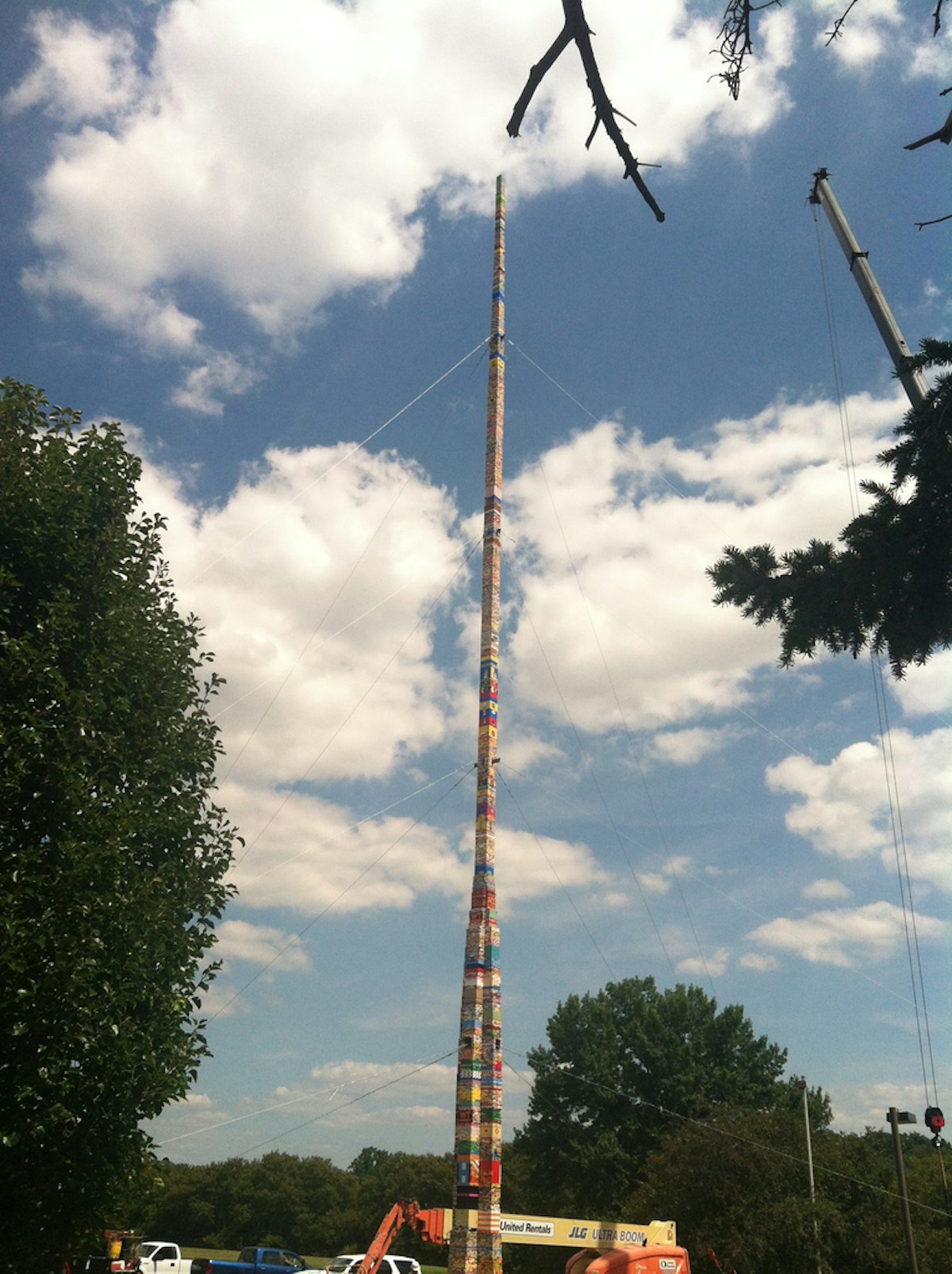 Tallest freestanding lego tower online