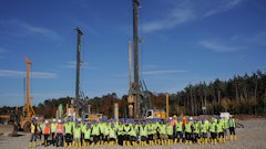 Roughly 40 journalists from 13 countries donned hard hats, vests and bright yellow safety boots to head out to the work site for the FAIR (Facility for Antiproton and Ion Research) international particle accelerator.