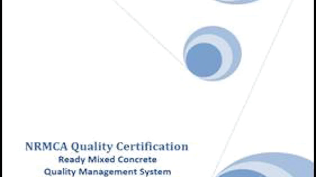 Nrmca NRMCA Launches Quality Certification Program For Ready Mixed Concrete ...