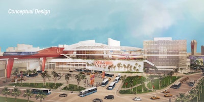 The new Global Business District is an overarching vision for the Convention Center and its surrounding area to create an international business destination.