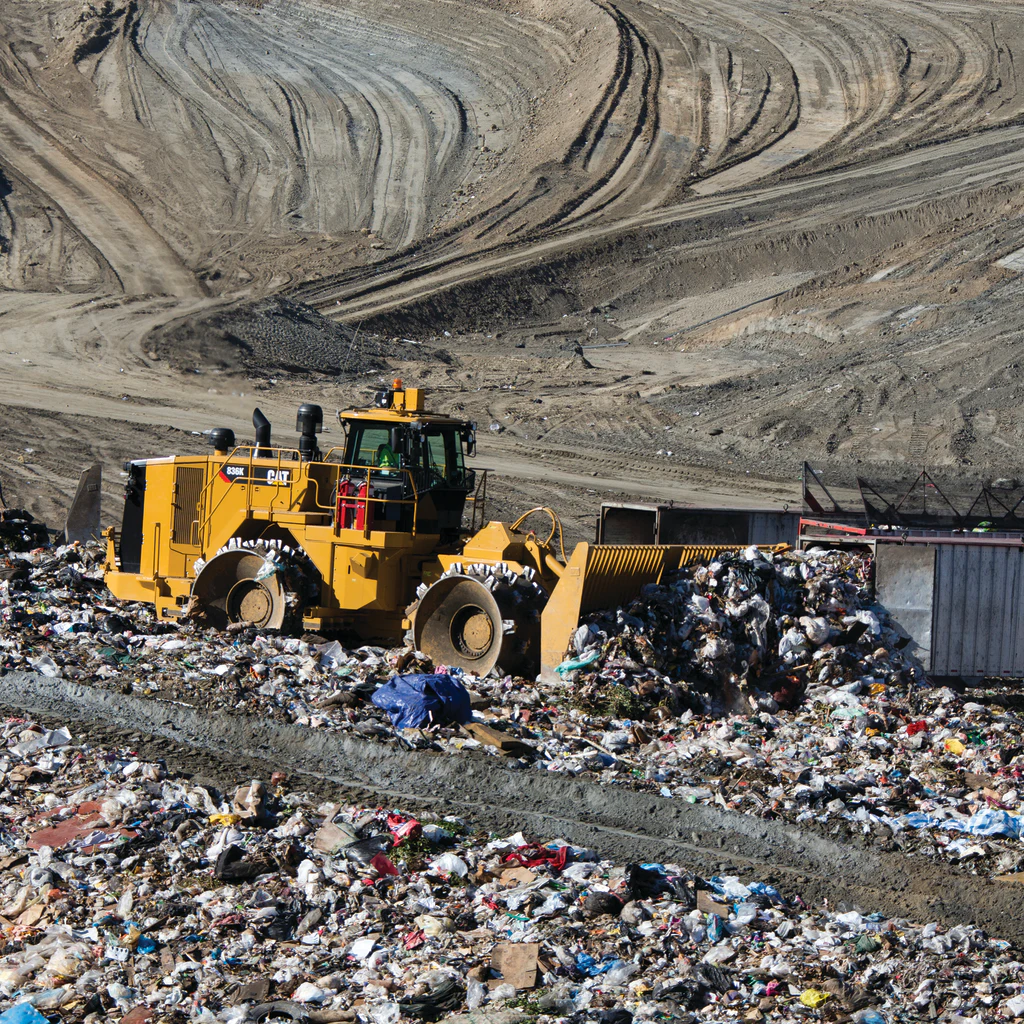 Cat Garbage Compactor Cat 836K Landfill Compactor From: Caterpillar - Cat | For Construction Pros