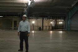 MPW Construction Services President Scott Smith on site at his company's Hyland Software project, where his crew has the concrete package on the rennovation project that is converting a health club to office space.