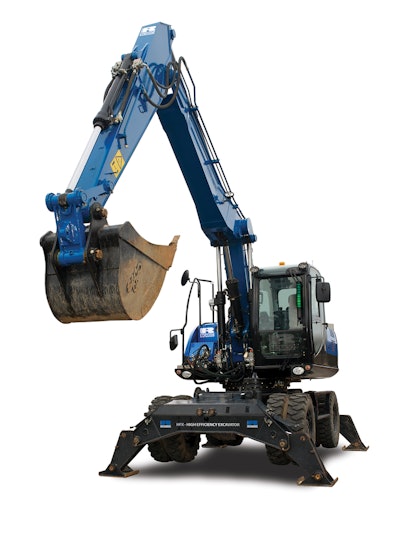 Ricardo recently demonstrated its flywheel system on an excavator.