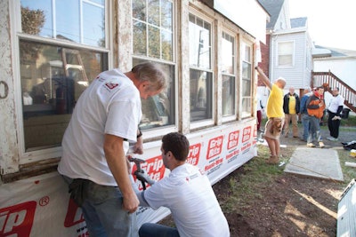 Grip-Rite and Rebuilding Together Help Homeowner Rebuild after Sandy with Support from the American Red Cross.
