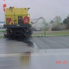 Cardinal/International Grooving and Grinding, LLC needed only six days working 24 hours a day to complete the pavement grooving.