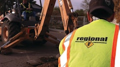 Regional Pavement Maintenance emphasizes safety with every worker on every job. They give each employee a safety vest with the RPM logo