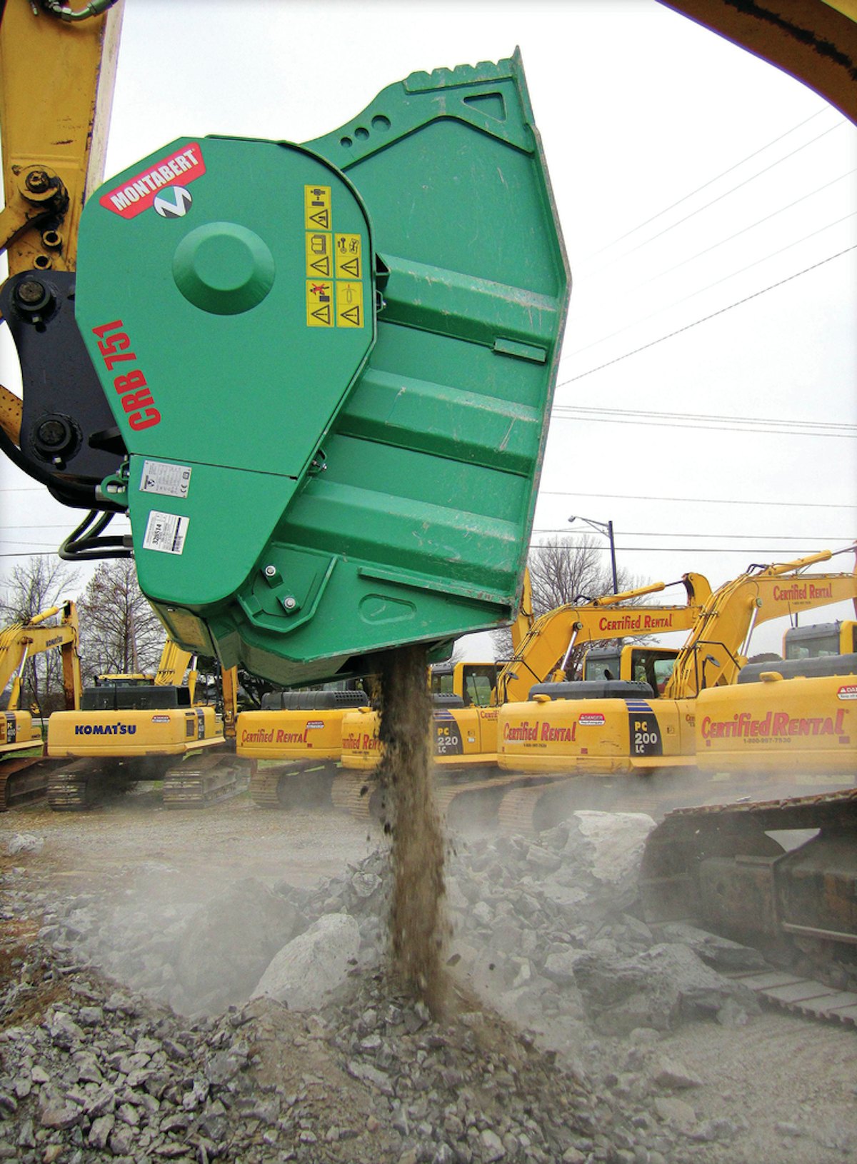 Crusher Buckets From Montabert For Construction Pros