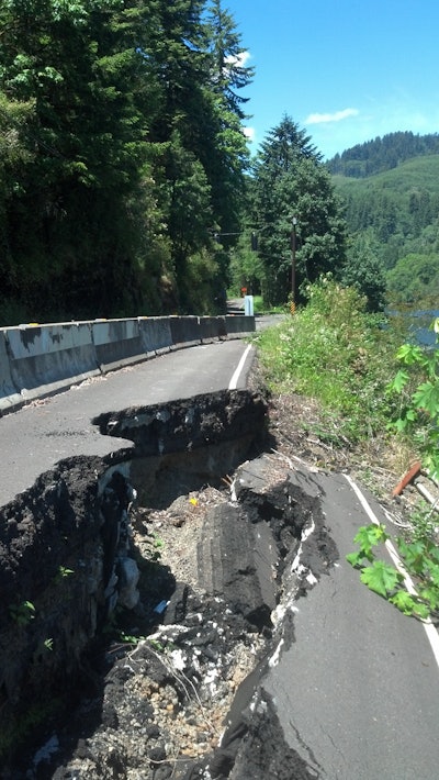 Sweet Creek Road was built in 1896 and has since fallen victim to heavy rainstorms and washouts, the erosion of soil or grave due to heavy floods or downpours. These washouts have disabled use of Sweet Creek Road to the 650 vehicles that use it daily, according to David Brown, Construction Service Manager for the Lane County Public Works Department.