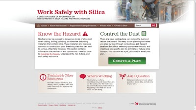 On the Work Safely with Silica site, you can find the latest on regulatory efforts, news articles, examples of what other contractors are doing and related scientific research.