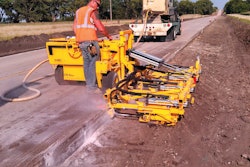 The E-Z Drill 210-4SRA 4-gang Slab Rider was modified to achieve a maximum of 33-in. spacing for drilling tie bar holes along the shoulder of Nebraska 92. The modified drill doubled Chester Boss' drilling productivity over the 2-gang models.