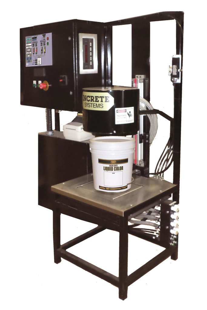 Color-Matic I Liquid Color Dispensing Unit From: Increte Systems | For ...