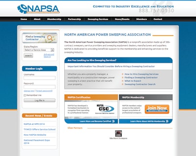 NAPSA's website development team not only improved the appearance and feel of the website, it also added some new elements including a blog/forum.
