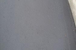 Field trial application site showing the LPSB sealcoat