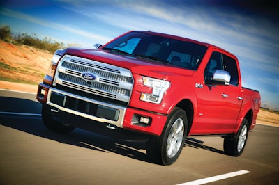 The all-new Ford F-150 uses cutting-edge materials and an industry-first frame design.