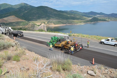 'Basically, we take the existing asphalt on the road, we pick it up, re-work it, add some life to it, and put it right back down on the road,' says Justin Schellenberg, UDOT project manager. The process is called 'cold' in place recycling because the material does not have to be heated to temperatures in excess of 300° F.
