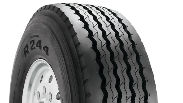 R244 All-Position Steer Radial Tire From: Bridgestone