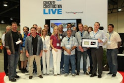 Winners of the 2014 Crews that Rock celebrate at World of Concrete with DIY Network’s Dean & Derek.