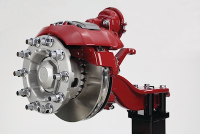 Meritor EX+ Air Disc Brakes are available for Mack Granite, TerraPro and Titan by Mack models.