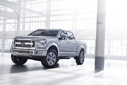 The 2015 Ford F-150 is expected to incorporate much of the technology showcased in 2013 on this Ford Atlas concept truck.