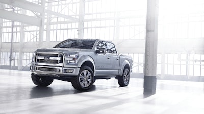 The 2015 Ford F-150 is expected to incorporate much of the technology showcased in 2013 on this Ford Atlas concept truck.