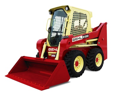 Gehl is giving away a throwback R190 skid steer custom painted to match the colors of the first line of Gehl skid loaders produced in 1973.